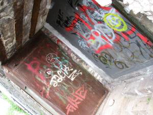 Sprayer und Graffiti