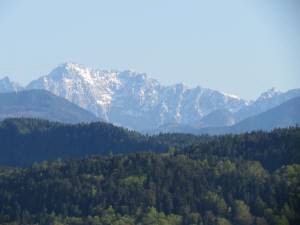 Berggipfel in der Schweiz