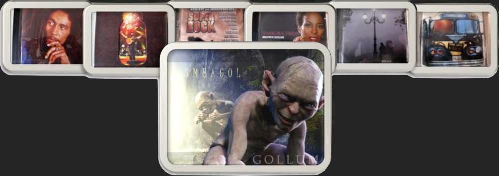 CDs by Gollum - www.wandmasken.de - Gregor Schruff